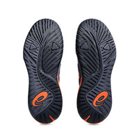 亚瑟士(ASICS) 男女士网球鞋Resolution RX系列缓震专业运动鞋 男款宽楦】1041A487-500灰紫/橘 42.5