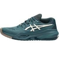 亚瑟士(ASICS) 男女士网球鞋Resolution RX系列缓震专业运动鞋 【宽楦】1041A487-300墨绿/棕 44
