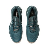 亚瑟士(ASICS) 男女士网球鞋Resolution RX系列缓震专业运动鞋 【宽楦】1041A487-300墨绿/棕 42.5