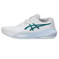 亚瑟士（ASICS） 男女士网球鞋Resolution RX系列缓震专业运动鞋 【男款】1041A481-102温网白/绿 40