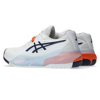 亚瑟士(ASICS) 男女士网球鞋Resolution RX系列缓震专业运动鞋 【男款】1041A481-110白/亮橘 38