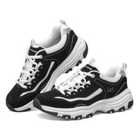 SKECHERS 斯凯奇 D'LITES系列 I-Conik 女子休闲运动鞋 88888250-BKW 黑色/白色 37