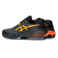 亚瑟士（ASICS） 男女士网球鞋Resolution RX系列缓震专业运动鞋 【男款】1041A481-001暗黑/橙 37