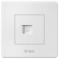 BULL 公牛 G07T102 一位电脑插座 象牙白