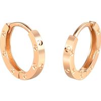 MINTYGREEN 薄荷系列 91978E 圆环18K玫瑰金耳钉 1g