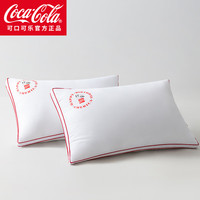 可口可乐 Coca-Cola枕头羽丝绒枕芯星级酒店纯色枕纤维枕芯 一对 经典1776(立体枕) 低枕