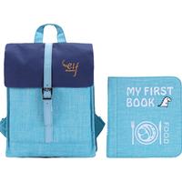 布布龙布书 MY FIRST BOOK蒙氏早教宝宝撕撕书可啃咬婴儿布书玩具周岁布书礼盒新生儿 食物蓝(1-6岁)解决宝宝手欲期