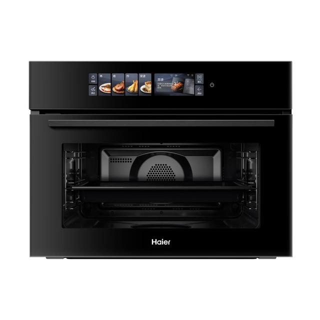 海尔 蒸烤箱嵌入式瞬蒸C50彩屏蒸烤一体机 4D立体热风11.17寸大彩屏TCU1