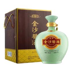 金沙 回沙酒 封坛原浆 酱香型白酒 贵州金沙酱酒 纯粮 53度 1500mL 1坛