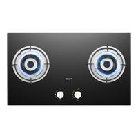 名气老板燃气灶天然气家用嵌入式5.0KW大火力聚焰猛火灶爆炒双灶可调节底盘钢化玻璃易清洁 【5.0kw大火力灶开调节地盘】6510B灶具 天然气