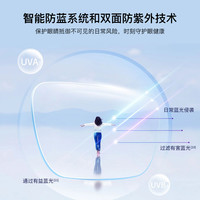essilor/依视路 防蓝光 镜片 镜框 非球面镜片,抗紫外线,抗辐射 1.60折射率