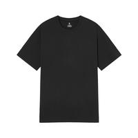 京东京造 男士圆领短袖T恤 6941592771401 黑色 XXL