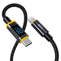 AOHI 奥海 MFi认证 Type-C转Lightning 27W 数据线 尼龙编织 1.2m 黑色