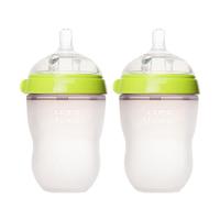 comotomo 可么多么 硅胶奶瓶套装 2只装 250ml 绿色 3-6月