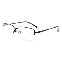 Coastal Vision 镜宴&essilor 依视路 CVF4017 黑色钛金属眼镜框+钻晶A4系列 1.67折射率 非球面镜片