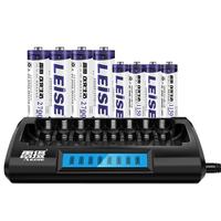 leise 雷摄  5号镍氢充电电池 2700mAhx4+7号镍氢充电电池 1150mAhx4 充电套装 8粒装