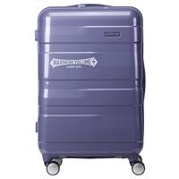 美旅圆鼓箱旅行箱女登机箱男复古大容量行李箱住校NK6 紫色格 20英寸