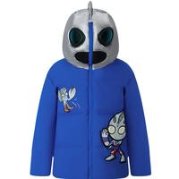波司登(BOSIDENG)奥莱特价清仓冬季羽绒服奥特曼联名男女童加厚连帽保暖T30143441 深宝石蓝5292 110 /56 110/56