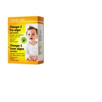 lifeline care挪威藻油儿童宝宝DHA海藻油护眼明目软胶囊易吸收30粒26年效期