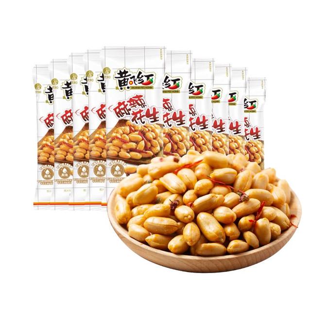 黄飞红 麻辣花生 42g*10袋