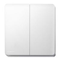 SIEMENS 西门子 arina睿致系列 5TA81223NC02  二开单控开关 象牙白+钛银