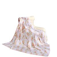 FUANNA 富安娜 汐颜 清雅印花夏被 粉色 1.5m床