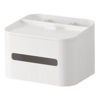 LCSHOP 懒角落 多功能纸巾盒 18*15*12cm 白色