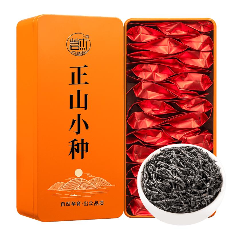 茗杰茶叶 武夷山正山小种 蜜香新茶独立小泡袋 礼盒装红茶300g 【特级6★品质】正山小种300g