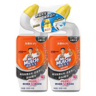 威猛先生 恋恋桃花 洁厕灵 600g*2瓶 含84精华 除菌洁厕液