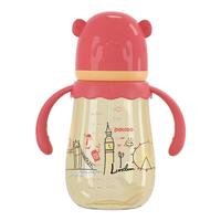 potato 小土豆 PPSU奶瓶 环游世界版 300ml 玫茜红 L号 4月+