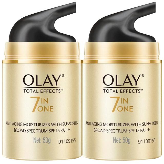 OLAY 多效修护日霜补水保湿烟酰胺防晒spf15玉兰油修护霜50g*2