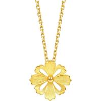 Chow Sang Sang 周生生 旗舰文化祝福系列 86941P 格桑花足金吊坠 1.35g