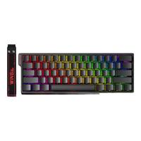 AULA/狼蛛 8K回报率 机械键盘  灰木磁轴 黑色 RGB