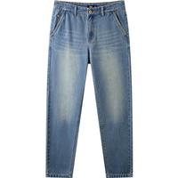 森马（Semir）牛仔裤男纯棉2025春季复古水洗长裤时尚百搭锥形裤子109125124102 牛仔中蓝88201 36