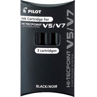百乐 BXS-IC 钢笔墨囊 黑色 3支装(适用于百乐CXC-V5/V7直液中性笔)