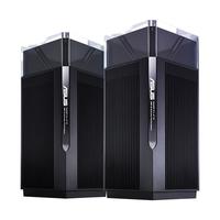 ASUS 华硕 灵耀 Pro AX11000 三频11000M 万兆Mesh无线分布式路由器 Wi-Fi 6 两个装 黑色