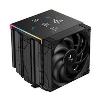 九州风神（DEEPCOOL）冰立方AK620 PRO数显风冷CPU电脑散热器（6热管260W/智能三数显/幻彩顶盖/高性能风扇）