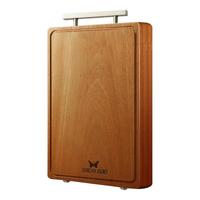 双枪 SUNCHA乌金檀木整木菜板 百年龄砧板家用切菜案板抗菌实木菜板36*24*2.5 【小尺寸】乌金檀36*24*2.5cm