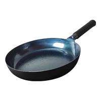 张大锤章丘平底锅不粘锅家用煎锅煎蛋饼牛排铁锅电磁炉燃气灶通适用 26CM鱼鳞平底煎锅【单锅】已开锅