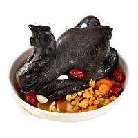 供港乌鸡800g整鸡配虫草花红枣汤料 冷冻竹丝走地鸡煲汤食材