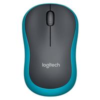 logitech 罗技 M185 2.4G无线鼠标 1000DPI 黑蓝