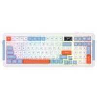 Royal Axe 御斧 L98 98键 2.4G蓝牙 多模无线机械键盘 锐白蓝 TTC巨人之心RGB轴 RGB