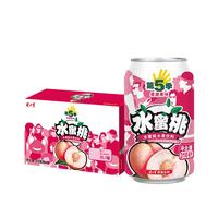 JIANLIBAO 健力宝 第5季 水蜜桃水果饮料 310ml*24罐