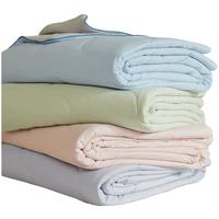 铭都家居MIDO HOUSE铭都双面凉感被夏凉被可机洗凉皮被空调被夏委凉威被子单双 微风蓝配苍云灰 200*230cm 填充460g