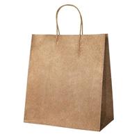 简爱生活 牛皮纸袋 28*15*28cm 外卖饮品奶茶打包袋烘焙袋20个 7018