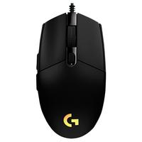 logitech/罗技 RGB炫彩灯光 游戏鼠标+收纳包 黑色