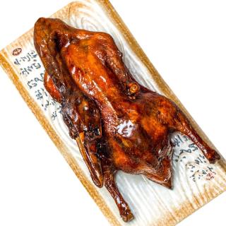 殷掌柜 乐山甜皮鸭 广味 整只800g 卤味熟食