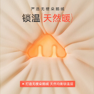 美力城 鹅绒羽绒服女装冬季短外套时尚连帽小个子三防户外运动泡芙 霞光紫 M 160