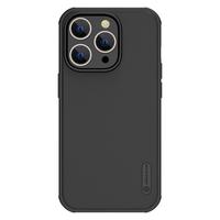 耐尔金 适用苹果iPhone14 Pro手机壳 磨砂防滑全包气囊防摔耐脏手机保护套硬壳软边简约薄保护壳男 黑色 普通版-黑色