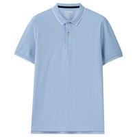 佐丹奴 男士短袖POLO衫 01011425 粉蜡蓝 XL